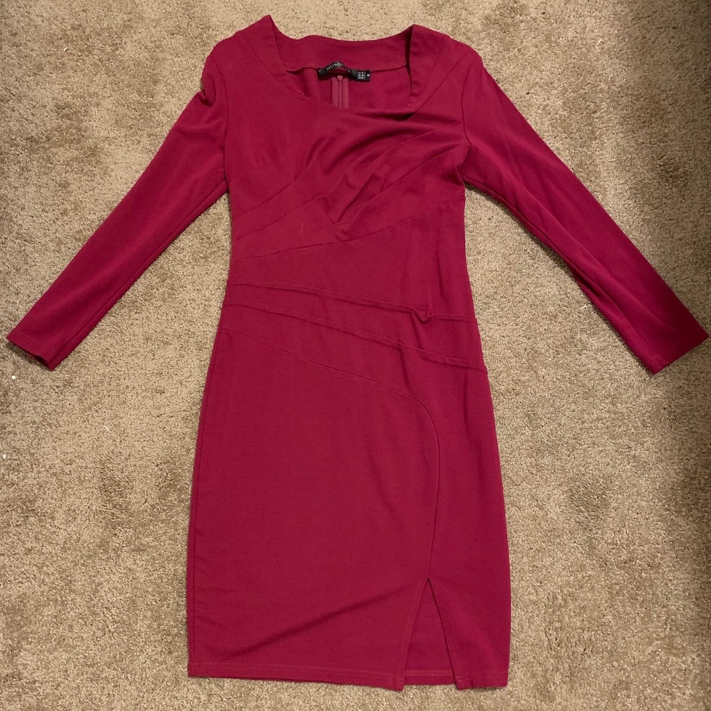 Wine colored Dress